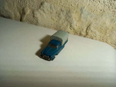 Micro Norev ancienne - Peugeot 403 U8 T4Z fourgonnette bâchée pick-up - Photo 1/4