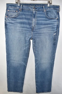 Nuevos pantalones de mezclilla American Eagle atléticos rectos AirFlex + elásticos para hombre talla 40x32 Foto 1 de 4
