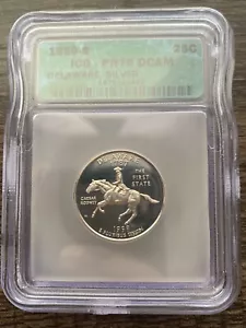 1999 S Delaware Silver State Quarter ICG PR70 DCAM - Picture 1 of 5