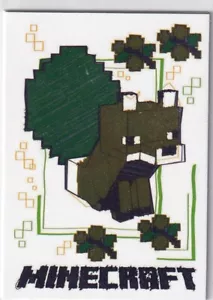 Panini Minecraft Time to Mine Trading Cards Karte Nr. 133 Sketch Card Fox - Picture 1 of 2