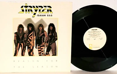 STRYPER Reason for the Season 12" VG+ Plays Well 1984 Enigma 70777-0 Vinyl Xmas - Image 1 of 3