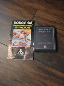 Dodge 'Em (Text Label) for Atari 2600/VCS - with manual - Picture 1 of 3