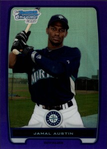 2012 (MARINERS) Bowman Chrome Prospects Purple Ref. #BCP146 Jamal Austin/199