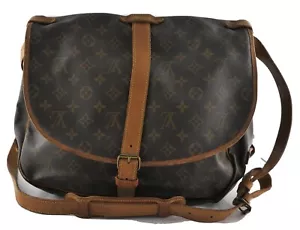 Louis Vuitton Monogram Saumur 30 Shoulder Cross Body Messenger Bag Unisex AR1901 - Picture 1 of 10