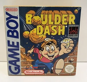 BOULDER DASH GAMEBOY NINTENDO CIB DMG-BD-NOE GB COMPLETE VINTAGE 1990 - Picture 1 of 13