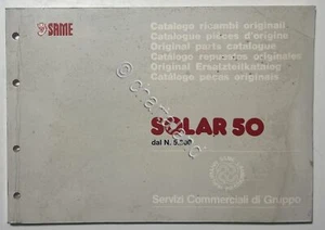 Catalogo Parti di Ricambi Originali SAME Trattori - Solar 50 dal N. 5.300 - 1991 - Foto 1 di 3