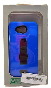 Premium Phone Case for Kyocera Hydro Wave - Blue/Black - Picture 1 of 8