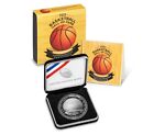 2020 Basketball Hall of Fame Proof Silver Dollar Curved Coin - OGP/COA