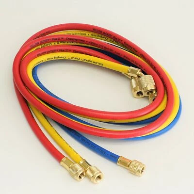 Jaqueta amarela 22986 PLUS II 72" 1/4" vedação de mangueira de carregamento encaixe direito RYB - Imagem 1 de 4