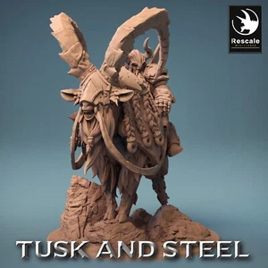 Nain Cavalier Chèvre D7 - Tusk And Steel - Lord Of The Print - 28mm Tabletop - Bild 1 von 6