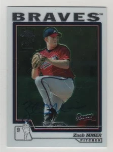 2004 Topps Chrome #232 Zach Miner Atlanta Braves Autograph Auto BV$25 - Picture 1 of 1
