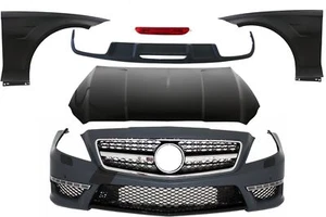 Bodykit für Mercedes CLS W218 C218 11-18 CLS63 Look Kotflügel Kapuze - Bild 1 von 12
