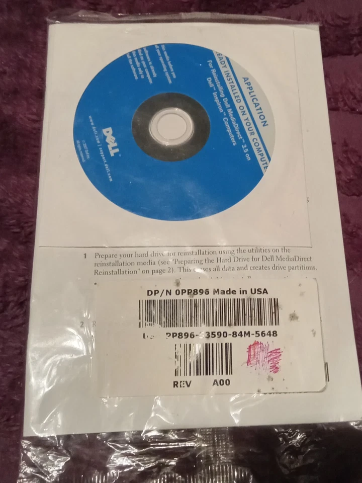 Dell Application For Reinstalling MediaDirect 3.5 On Dell Vostro Computers 2007 - Image 1 of 1