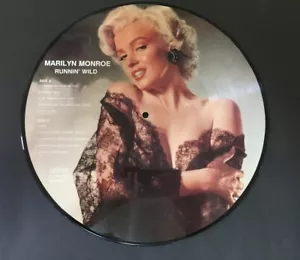MARILYN MONROE - Vintage IMPORT 1985 PICTURE DISK Vinyl 12" LP - AS NEW MINT - Picture 1 of 2