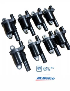 GENUINE AC Delco 8 Ignition Coils 2014-2024 Chevrolet GMC LT1 L83 *BLEMISHED* - Picture 1 of 11