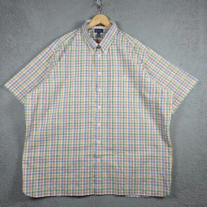 Camisa Paul Frederick Para Hombre Talla 3XL Multicolor A Cuadros Manga Corta Ventana Nueva Con Etiquetas - Imagen 1 de 9