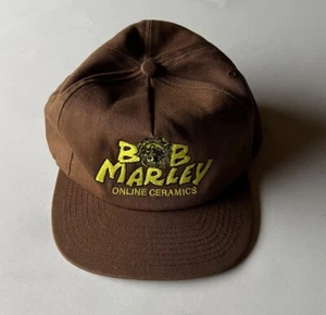 Online Ceramics x Bob Marley Hat Cap One Size Lion Logo Cotton Embroidered - Picture 1 of 8