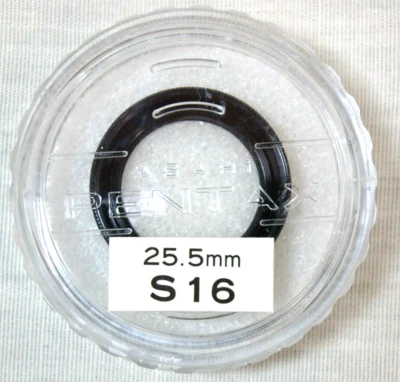 ASAHI PENTAX 25.5MM S16 CLOSE-UP LENS FILTER w/CASE PENTAX-110 FIT 24MM 2.8 - Image 1 of 4