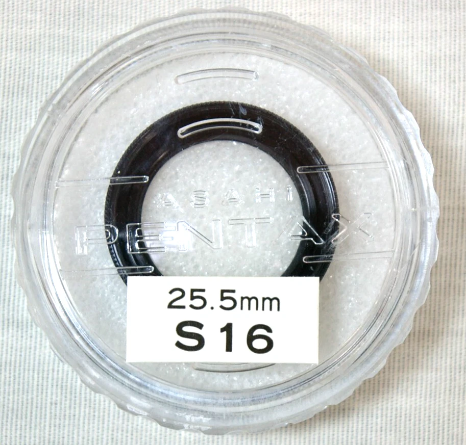 ASAHI PENTAX 25.5MM S16 CLOSE-UP LENS FILTER w/CASE PENTAX-110 FIT 24MM 2.8 - Image 1 of 4