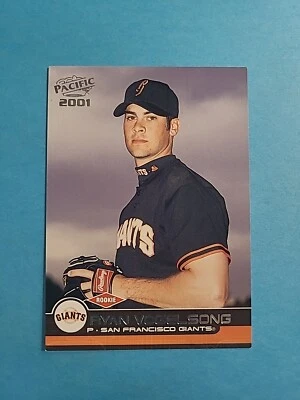 РАЙАН ВОГЕЛЬСОНГ 2001 ТИХООКЕАНСКИЙ БЕЙСБОЛЬНАЯ КАРТОЧКА # 489 I0997 - Изображение 1 из 2