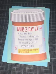 Tarjeta de agradecimiento Hallmark Nurses Day: botella de receta gran apreciación laboral - Imagen 1 de 5
