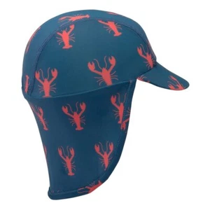 Kids Sun Hat with Neck Protection UPF 50 UV Protection Lobster Small - Picture 1 of 4