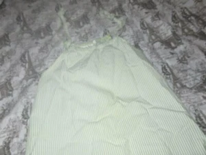 EUC Just Ducky spring green seersucker sundress girls 5 free ship USA - Picture 1 of 2