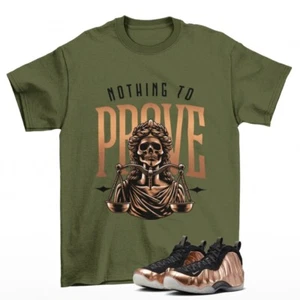 Proof Shirt Olive to Match Air Foamposite One Copper FZ9902-001 - Picture 1 of 2