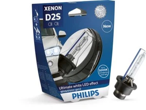 Philips D2S WhiteVision gen2 Xenon HID Bombilla faro 85V 35W 85122WHV2S1 Single - Foto 1 di 1