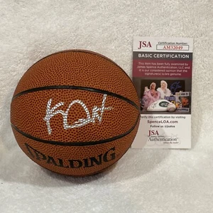 RARE Kevin Garnett AUTO'D Mini Basketball, Boston Celtics Minnesota Timberwolves - Picture 1 of 5