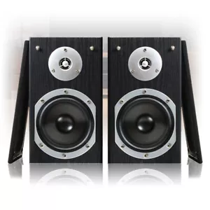 Fenton SHFB55B Hi-Fi Bookshelf Speakers Pair 140W Home Audio System - Picture 1 of 5
