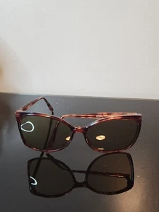 Montatura occhiali da sole vintage Corning 2139S marrone farfalla Corea - Foto 1 di 6