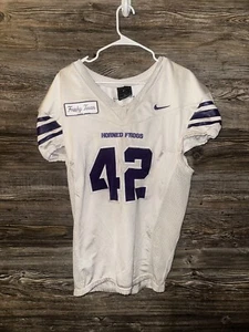 TCU Fußball GETRAGENES Trikot #42 Hornfrogrs FROGS XL - Bild 1 von 5