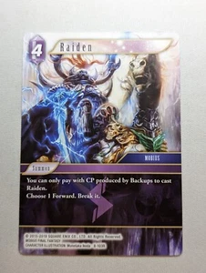 Raiden 8-103R Final Fantasy Opus VIII 2019 Rare TCG Card - Picture 1 of 1