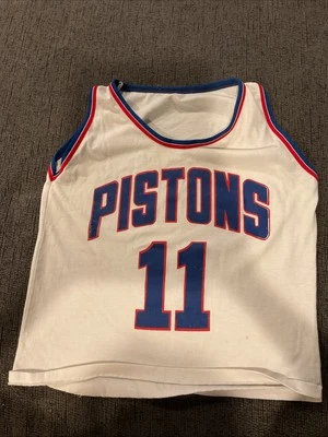 Camiseta deportiva rara Isiah Thomas Detroit Pistons Puma Foto 1 de 2