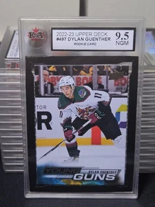 22-23 Upper Deck Dylan Guenther Young Guns Rookie 🚨🚨🚨 KSA 9.5 Near Gem Mint - Picture 1 of 2