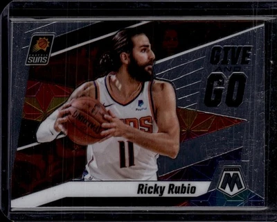 2019-20 Panini Mosaic Give and Go #12 Ricky Rubio Phoenix Suns - Image 1 of 2