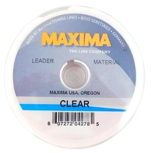 Maxima 27 yard Clear Leader Wheel 4 lb Test Fishing Line Fresh or Saltwater - Picture 1 of 1