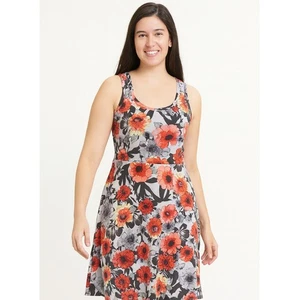 Fenscae Women’s A-Line Floral Sleeveless Sun Dress - Size Medium Multicolor - Picture 1 of 6
