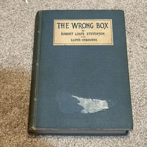 1889 The Wrong Box by ROBERT LOUIS STEVENSON 1st American Edition First Printing - Picture 1 of 5