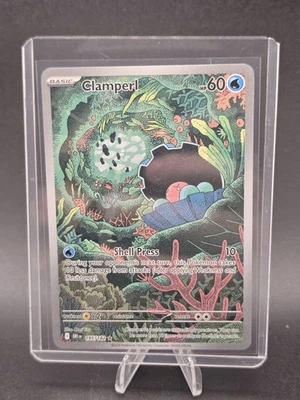 Pokemon Destined Rivals 195/182 Clamperl Full Art Secret Rare Holo NM English - Image 1 of 2