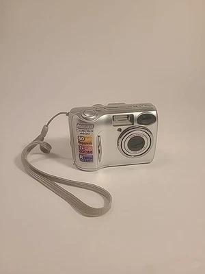 Nikon COOLPIX E4600 4.0MP Digital Camera - Silver - TESTED - Image 1 of 4