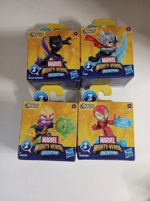 Hasbro Marvel Avengers Mighty-Verse Collection Series  Lot of 4 (2,3,4,and 5) - Image 1 of 4