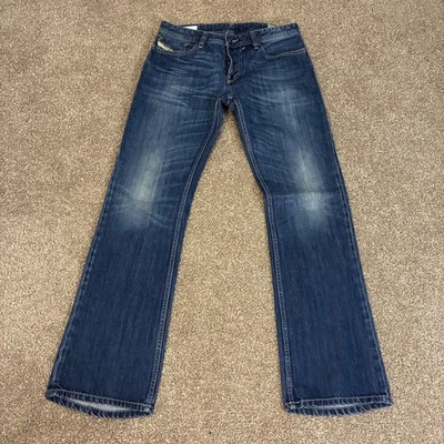 Diesel New Fanker Bootcut Jeans Mens 30x32 Blue Slim Streetwear Faded Denim Y2K - Image 1 of 4