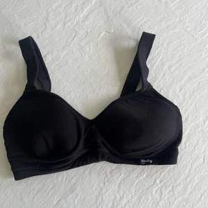 Women's Kindly Yours Comfort Modal Lounge Pullover black Bra L wireless no wire - Picture 1 of 6