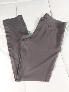 Pantaloni Theory Uomo 33x32 Grigio Raffi Slim Fit Tech Performance Vestito Elasticizzato  - Foto 1 di 11