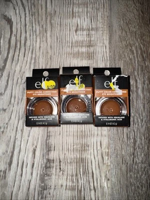 3 E.L.F. PUTTY COLOR CORRECTING EYE BRIGHTNER .14 Oz Rich (3) - Image 1 of 2