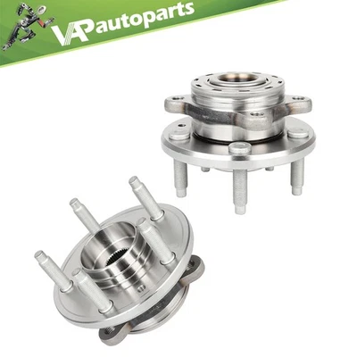 Conjunto de 2 cojinetes y bujes de rueda delantera para Ford Taurus X Freestyle Mercury Montego Foto 1 de 4