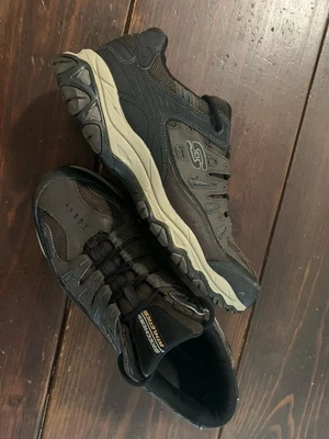 Skechers Mens After Burn Athletic Shoes Brown Tan 12M. Hiking/Training Low 50125 - Image 1 of 4