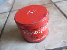 Elastoplast Adhesive Bandage vintage small 7cm diameter round empty tin